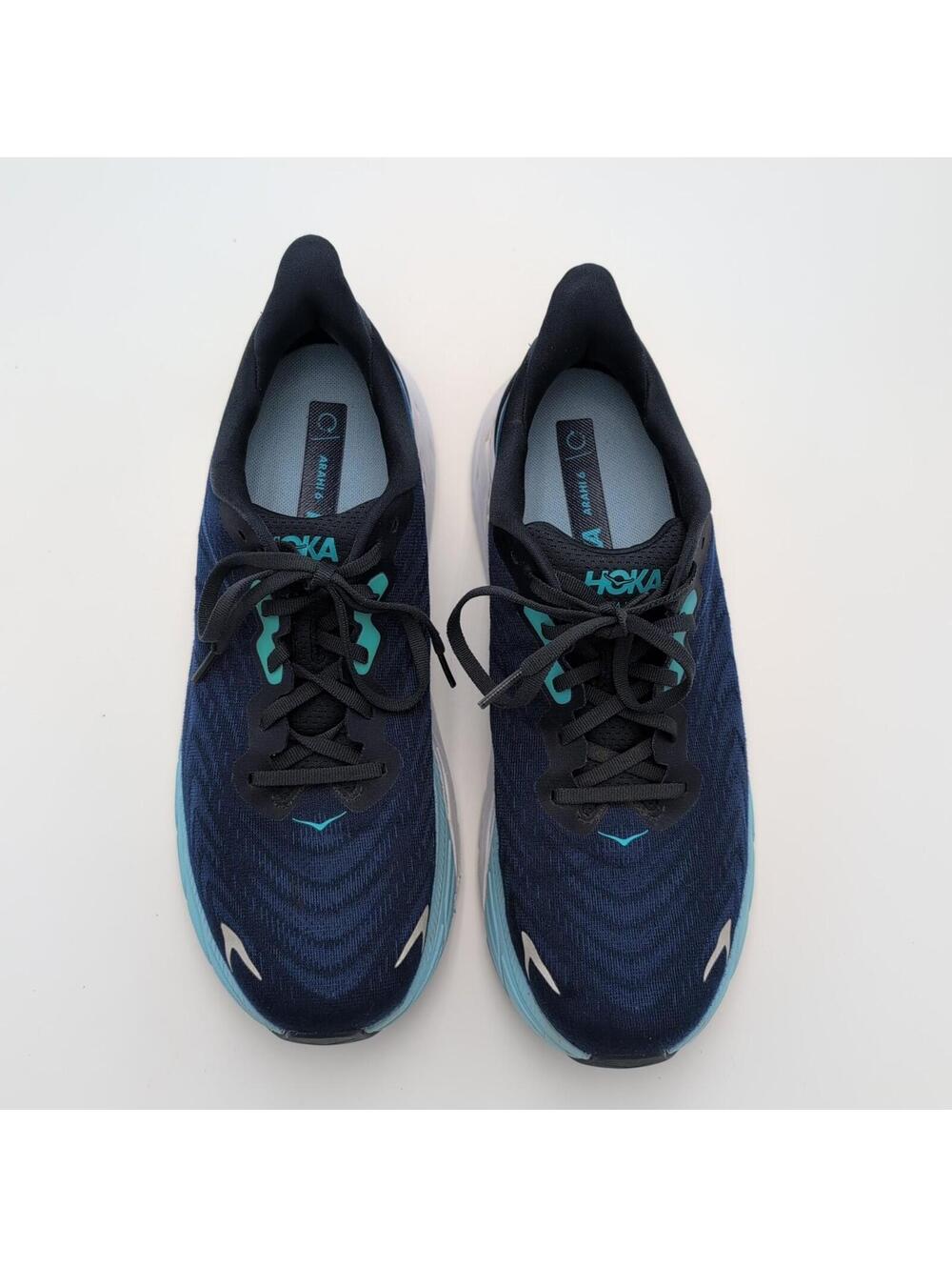 Hoka One One Arahi 6 Running Shoes Men’s Size 11D Navy Blue Aqua - Picture 3 of 11